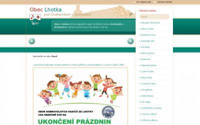 www.obec-lhotka.eu