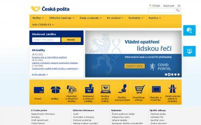 www.ceskaposta.cz