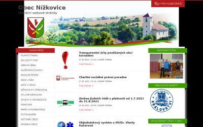 www.nizkovice.cz