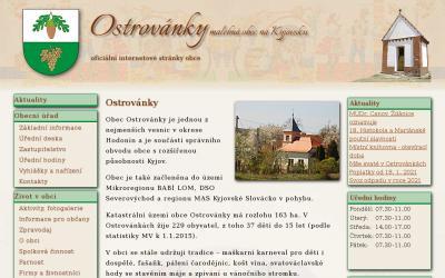 www.ostrovanky.cz