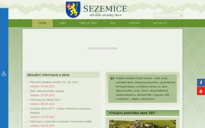www.obecsezemice.cz
