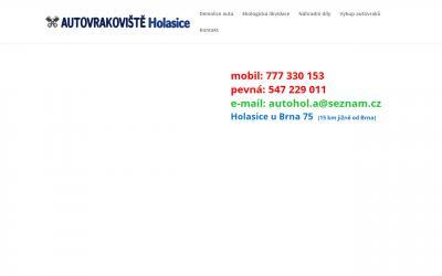 www.autovrakoviste-holasice.cz