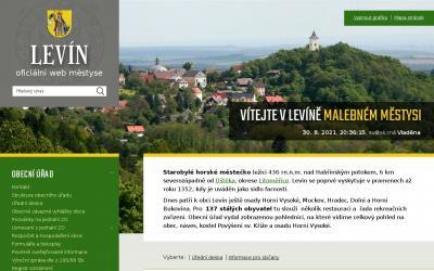 www.mestyslevin.cz