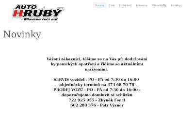 www.autohruby.cz