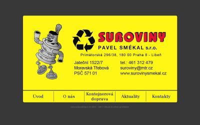 www.surovinysmekal.cz