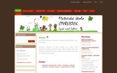 www.ms-ctyrlistek.cz