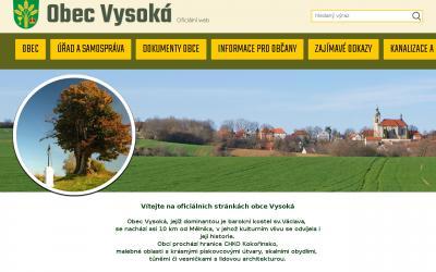 www.obecvysoka.cz