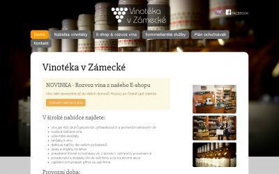 www.vinotekavzamecke.cz