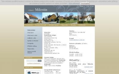 www.obec-milostin.cz