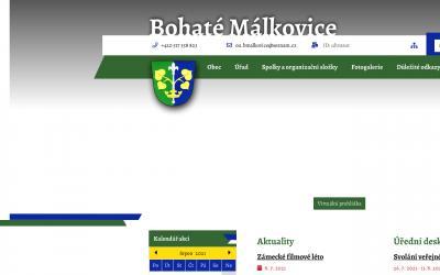 www.bohatemalkovice.cz