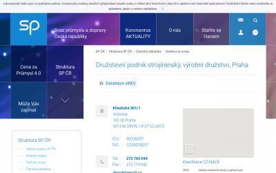 www.spcr.cz/struktura-sp-cr/clenska-zakladna/odvetvove-svazy/clen/339-druzstevni-podnik-strojirensky-vyrobni-druzstvo-praha?s=3014
