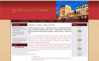 www.hotelzlatyzamek.cz