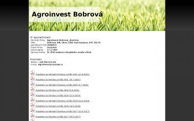 www.agroinvestbobrova.cz