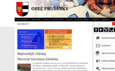www.obecprusanky.cz