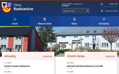 www.obecradvanice.cz