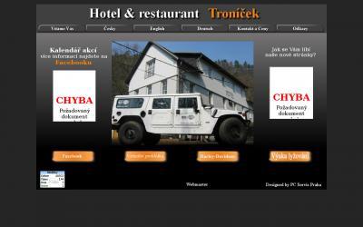 www.hoteltronicek.cz