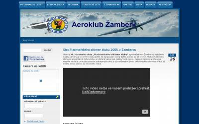 www.aeroklub.zamberk.cz